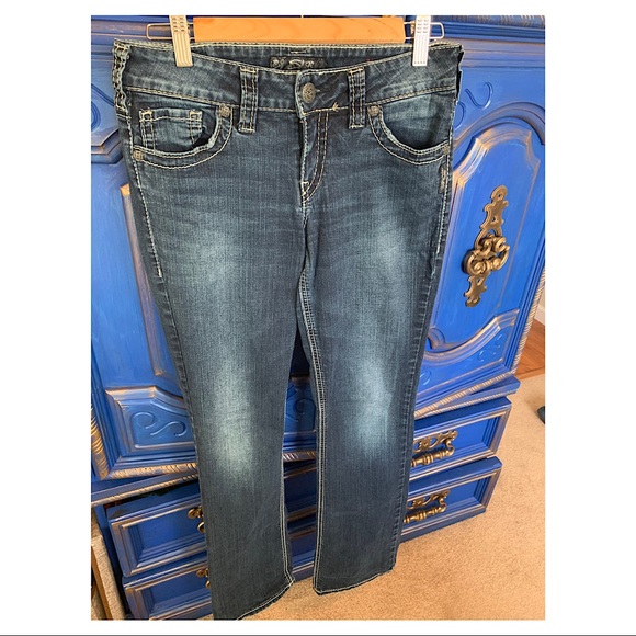 Silver Jeans Denim - Silver Suki Mid Boot Fluid Denim 28W 33 Inseam